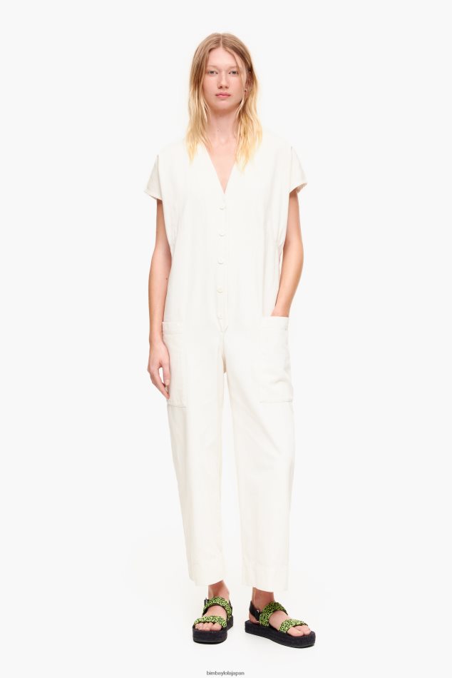 BIMBA Y LOLA｜デニム 胸元お洒落 美シルエット ジャンプスーツ ジャンプスーツ : Bimba Y Lola 日本 | Bimba Y Lola 財布発売中