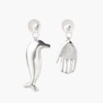 アクセサリー Bimba Y Lola イルカのロングイヤリング 銀 6BZ0X0850