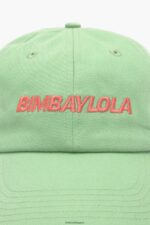 アクセサリー Bimba Y Lola コットンキャップ 緑 6BZ0X0859 - 画像 (3)