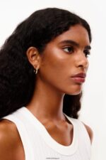アクセサリー Bimba Y Lola ゴールデンフープイヤリング 結晶 6BZ0X0678 - 画像 (2)