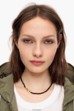 アクセサリー Bimba Y Lola ショートクリスタルネックレス 黒 6BZ0X0824 - 画像 (2)