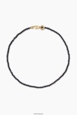 アクセサリー Bimba Y Lola ショートクリスタルネックレス 黒 6BZ0X0824