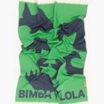 アクセサリー Bimba Y Lola ジャカードタオル 緑 6BZ0X0891