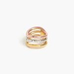 アクセサリー Bimba Y Lola スリートーンリング 結晶 6BZ0X0738