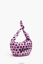 アクセサリー Bimba Y Lola ドットナイロンバケットバッグ ピンク 6BZ0X0118