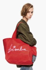 アクセサリー Bimba Y Lola ナイロンショッパーバッグ 赤 6BZ0X0123 - 画像 (2)