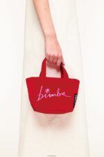 アクセサリー Bimba Y Lola ナイロントラペジウムミニバッグ 赤 6BZ0X0159 - 画像 (2)