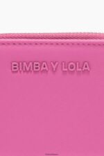 アクセサリー Bimba Y Lola ナイロンフラップ財布 ピンク 6BZ0X01059 - 画像 (4)