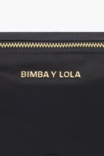 アクセサリー Bimba Y Lola ナイロン台形メイクアップケース 黒 6BZ0X01103 - 画像 (4)