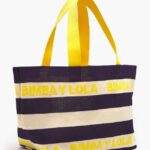 アクセサリー Bimba Y Lola ニットショッパーバッグ 海軍 6BZ0X0127