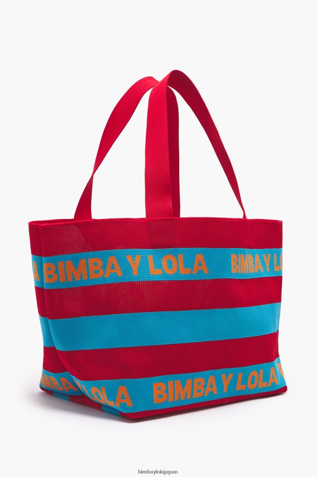 e382a2e382afe382bbe382b5e383aae383bc_bimba_y_lola_e3838be38383e38388e382b7e383a7e38383e38391e383bce38390e38383e382b0_e8b5a4_6b.jpg アクセサリー Bimba Y Lola ニットショッパーバッグ 赤 6BZ0X0126 - 画像 (1)