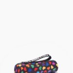 アクセサリー Bimba Y Lola ハーツプリントナイロン円筒ケース 黒 6BZ0X01119