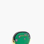 アクセサリー Bimba Y Lola ハートプリントの小銭入れ 楕円形の緑 6BZ0X01027