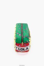 アクセサリー Bimba Y Lola ハート柄の大きな長方形のメイクアップケース 黄色 6BZ0X01086 - 画像 (2)