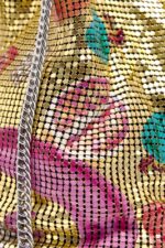 アクセサリー Bimba Y Lola バナナミックスプリントメッシュバッグバケットバッグ ゴールデン 6BZ0X0146 - 画像 (5)