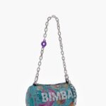 アクセサリー Bimba Y Lola バナナミックスメッシュ円筒袋 アクアマリン 6BZ0X0143