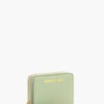 アクセサリー Bimba Y Lola パステルレザーのフラップ財布 緑 6BZ0X0984