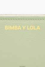 アクセサリー Bimba Y Lola パステルレザーのフラップ財布 緑 6BZ0X0984 - 画像 (4)