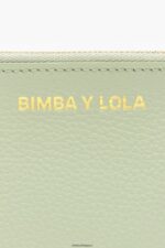 アクセサリー Bimba Y Lola パステル調のレザー製長方形小銭入れ 緑 6BZ0X0986 - 画像 (4)