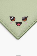 アクセサリー Bimba Y Lola パステル調のレザー製長方形小銭入れ 緑 6BZ0X0997 - 画像 (4)
