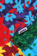 アクセサリー Bimba Y Lola パッチワークショール 黒 6BZ0X0651 - 画像 (3)
