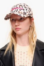 アクセサリー Bimba Y Lola ヒョウ柄 コットンキャップ 自然 6BZ0X0867 - 画像 (2)