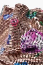 アクセサリー Bimba Y Lola フォールン ジュエル プリント メッシュ バケットバッグ ゴールデン 6BZ0X0147 - 画像 (5)