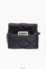アクセサリー Bimba Y Lola フラップ付きナイロンクロスボディバッグ 黒 6BZ0X0108 - 画像 (4)