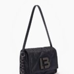 アクセサリー Bimba Y Lola フラップ付きナイロンクロスボディバッグ 黒 6BZ0X0108