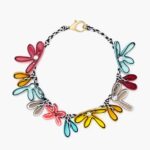 アクセサリー Bimba Y Lola フラワーコードネックレス 黒 6BZ0X0743