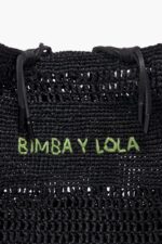 アクセサリー Bimba Y Lola ラフィアトートバッグ 黒 6BZ0X0115 - 画像 (2)