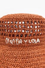 アクセサリー Bimba Y Lola ラフィアバケットハット オレンジ 6BZ0X01205 - 画像 (4)