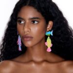 アクセサリー Bimba Y Lola ラフィアフィッシュイヤリング 多色 6BZ0X0697
