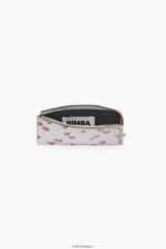 アクセサリー Bimba Y Lola レザー レクタングル スモール ハート プリント コインケース グレー 6BZ0X01008 - 画像 (3)