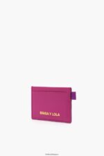 アクセサリー Bimba Y Lola レザーカードホルダー フクシア 6BZ0X01126 - 画像 (4)