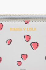 アクセサリー Bimba Y Lola レザースモールハート財布 グレー 6BZ0X01010 - 画像 (4)