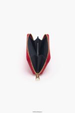 アクセサリー Bimba Y Lola レザースモールハート財布 赤 6BZ0X01012 - 画像 (2)