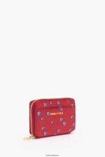 アクセサリー Bimba Y Lola レザースモールハート財布 赤 6BZ0X01012
