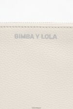 アクセサリー Bimba Y Lola レザーフラットメイクアップケース 白 6BZ0X01096 - 画像 (4)