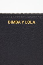 アクセサリー Bimba Y Lola レザーフラットメイクアップケース 黒 6BZ0X01095 - 画像 (4)