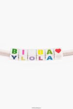 アクセサリー Bimba Y Lola レザーブレスレット 象牙 6BZ0X0663 - 画像 (3)