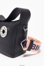 アクセサリー Bimba Y Lola レザーホーボーバッグ 黒 6BZ0X051 - 画像 (5)