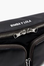 アクセサリー Bimba Y Lola レザーポケットウエストバッグ 黒 6BZ0X020 - 画像 (3)