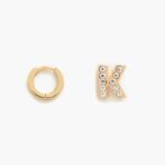 アクセサリー Bimba Y Lola レターミニフープイヤリング k 6BZ0X01159