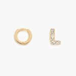 アクセサリー Bimba Y Lola レターミニフープイヤリング 私 6BZ0X01160