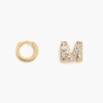 アクセサリー Bimba Y Lola レターミニフープイヤリング メートル 6BZ0X01161