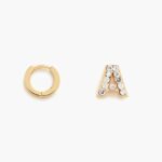 アクセサリー Bimba Y Lola レターミニフープイヤリング ある 6BZ0X0837
