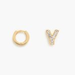 アクセサリー Bimba Y Lola レターミニフープイヤリング y 6BZ0X01173