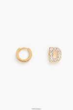 アクセサリー Bimba Y Lola レターミニフープイヤリング d 6BZ0X0840