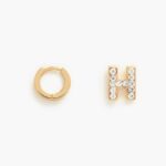 アクセサリー Bimba Y Lola レターミニフープイヤリング h 6BZ0X01156